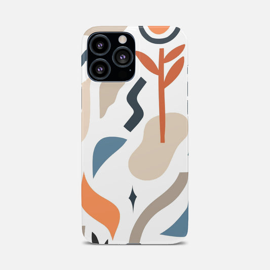 Abstract Retro Shapes Phone Case