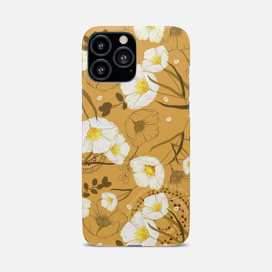 Retro Floral Groovy Phone Case