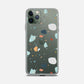 Terazzo Abstract Clear Phone Case