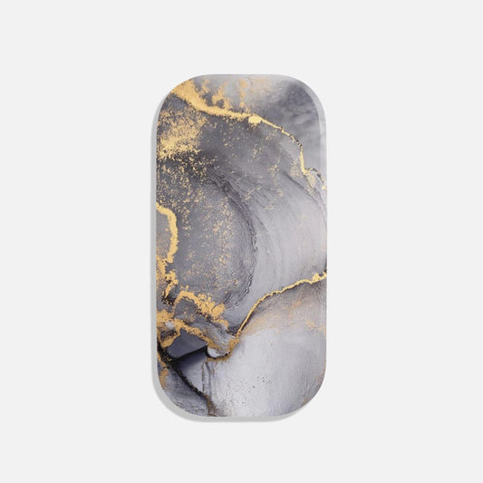 Marble Amethyst Click-On Grip Phone Holder