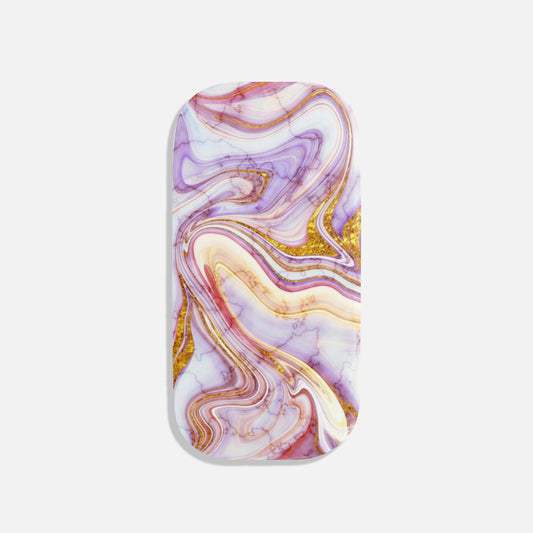 Marble Pearl Click-On Grip Phone Holder