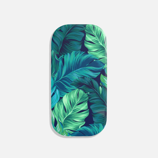 Tropical Leaves Click-On Grip Phone Holder
